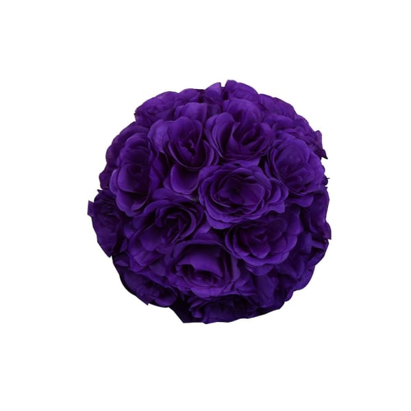 7 tuuman silkkikukka-suudelmapallo Keinotekoinen ruusu hääjuhla Pomander-koriste