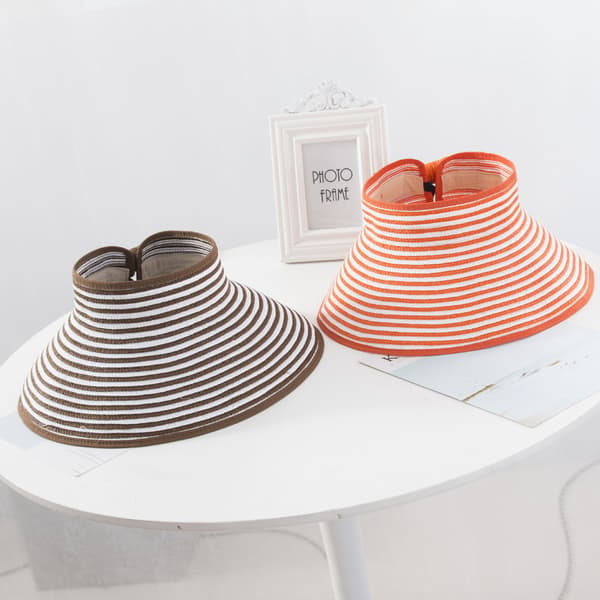 Solhatt for kvinner med bred brem i UPF 50+, solbeskyttelse Yellow