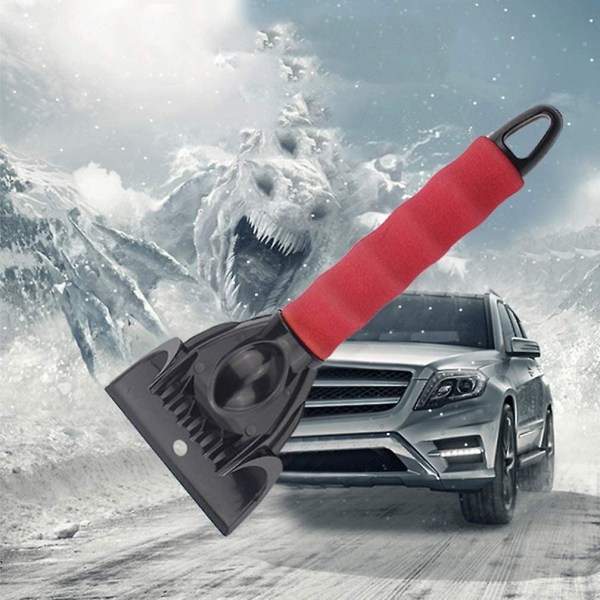 3-pack isskraper for bilfrontrute, ploglignende snøskraper, bilfrontrute Kraftig frost/snøfjerning av is