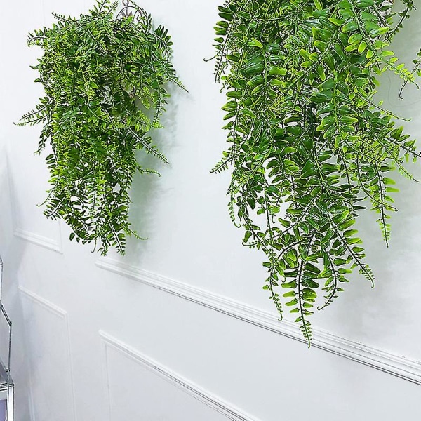81cm kunstig blad krans hengende grønn vinranke plastplanter Gjør-det-selv hjemme bryllupsfest 2 stk