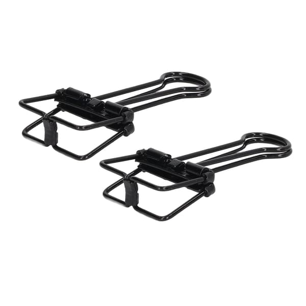 80 stk. hulclips 0,7 tommer robuste hule metalclips til hjemmekontoret, sorte