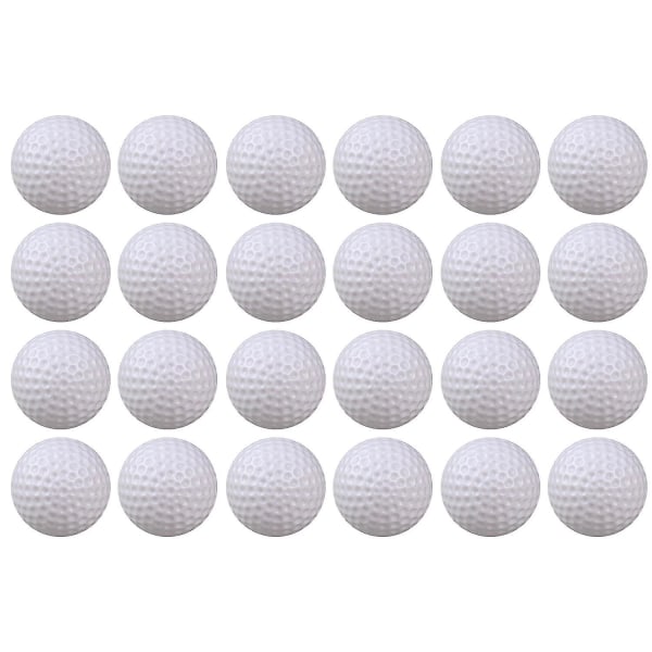 40 stk. Øve-golfbolde Flyve-golfbolde Plast-golf-træningsbolde Airflow-golfbolde