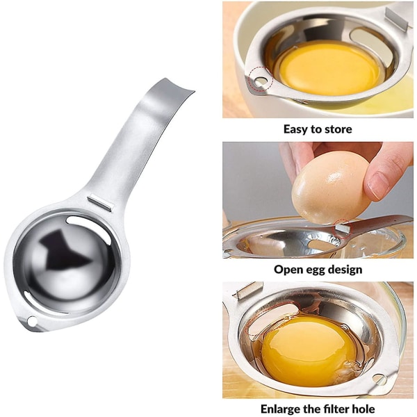Ballongvispsett i rustfritt stål, 3-pakning rustfritt stål ballongmikser med egg