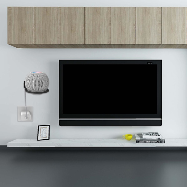 Vægmonteret Stabil Holder til HomePod Mini Højttaler Beslag Hylde Stativ
