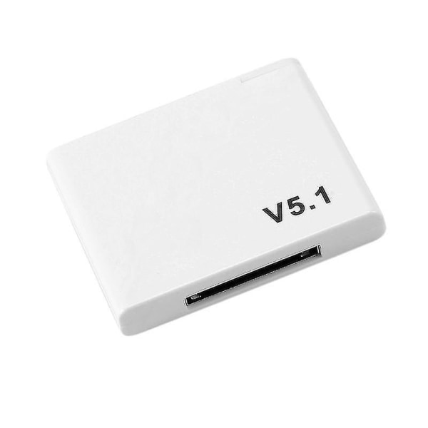 30 Pin Bluetooth 5.1 Audio Receiver A2dp Music Mini trådløs adapter til 30 pin Jack Analog højttaler