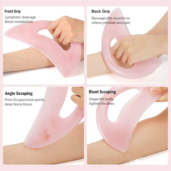 Stor Gua Sha Massager, Anti-cellulite Guasha Skraber til Hele Kroppen, Lymfedrænage Massage