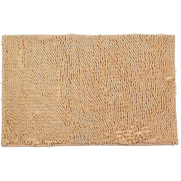 Kylpyhuoneen matto - Keittiön matto - Liukumaton - Naarmuuntumaton - Imuva - Khaki - 50 X 80 Cm