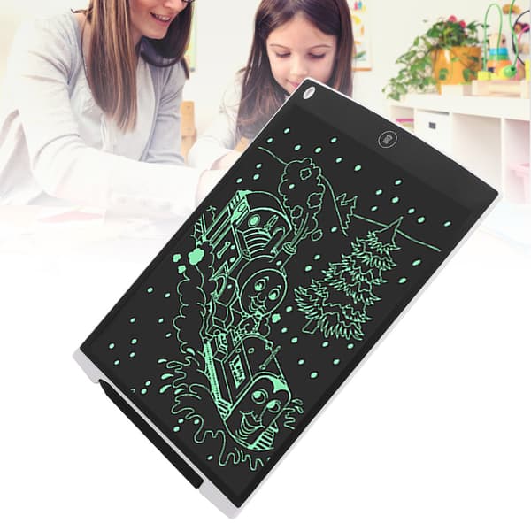 12 tommer LCD-skriveplade Digital Doodle Håndskriftstavle DIY Tegneværktøj Hvid