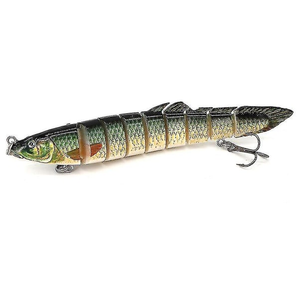 14cm 20g Fiskebete Ål 9 Segment Multi-Ledat Sjunkande Wobbler för Gädda Abborre Swimbait Crankbait