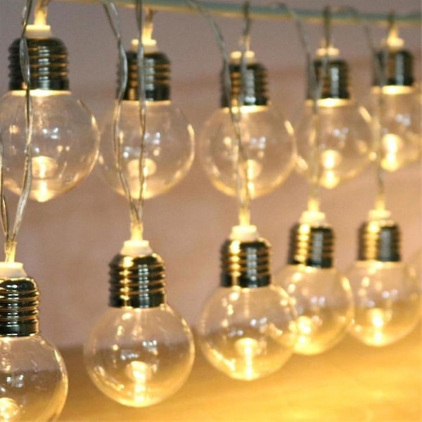 Luovat hehkulamppujen valot 10 led-valosarjaa kodin sisustukseen