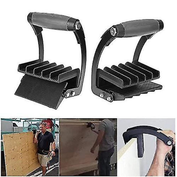 Hand Easy Gripper Carrier Handy Grip Board Lifter Plywood Wood Panel Carrier Home Furniture Accessories Svart(1st)