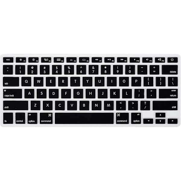 Macbook Air 13 tum tangentbordsskydd för 2012-2017 Macbook Air 13 tum A1369 A1466 & Macbook Pro 13 tum, 15 tum (med eller utan Retina-skärm, 2015 O