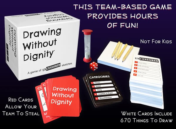 Drawing Without Dignity - Sensuroimattomien luonnosten seurapeli
