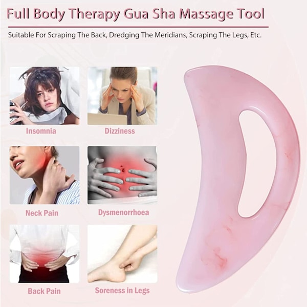 Stor Gua Sha Massager, Anti-cellulite Guasha Skraber til Hele Kroppen, Lymfedrænage Massage
