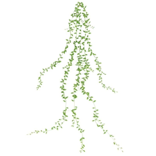 Konstgjord Blomma, Fällsäker, Mångsidig, Levande, Hängande Pärlsträng, Växt, Heminredning