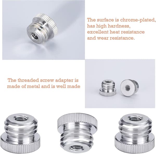 1/4\"-20 til 5/8\"-11 1/4'' til 5/8'' Gjengeadapter for Bosch Lasernivå Stativadapter