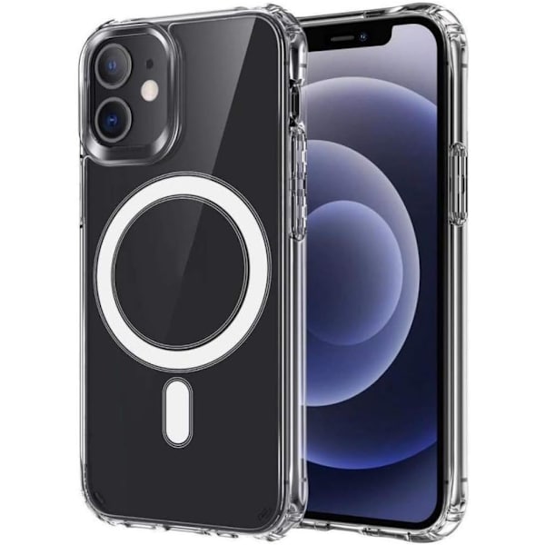 Klart fodral för iPhone 11 Pro Max 6,5 tum magnetiskt fodral kompatibelt med MagSafe-laddning, [anti-gul] [ultraslim] [200 % droppskydd] PC + S Clear For iPhone 11 Pro Max