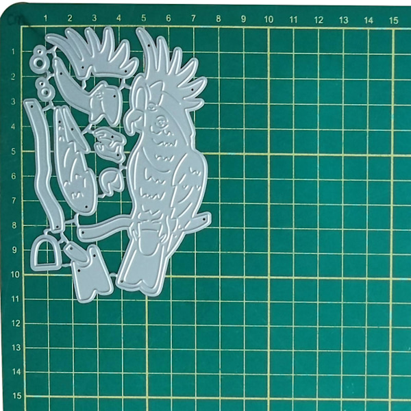 Papegøje Metal Skæredøre Håndlavede Håndværk Diy Scrapbooking Prægnings Tilbehør