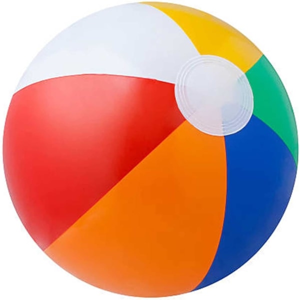 6in strandball oppblåsbar regnbuefarget ferie svømmebasseng festleker blåse opp sommer utendørs spill Rainbow 12pcs