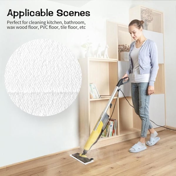 5-pack Karcher Ångrengöringsdynor, Karcher Ångrengöringstillbehör, Kompatibel med Karcher Easyfix Sc2 Sc3 Sc4 Sc5-serien Karcher Ångrengörare Cl