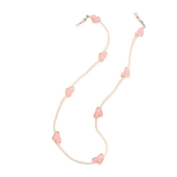 Brilleremser, Brillekjede Stilig Brillekjede Perlekjede Solbrilleremser Lanyard Lesebrilleremse for Kvinner Elsker krystallbrilleremse
