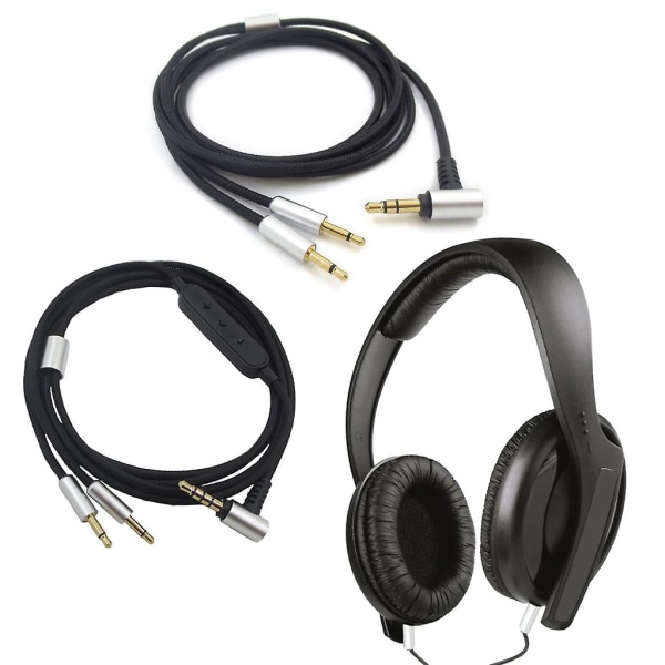 Peliheadset-kaapeli 3,5 mm - 2,5 mm, melunvaimennus Hd202 Hd477 Hd497