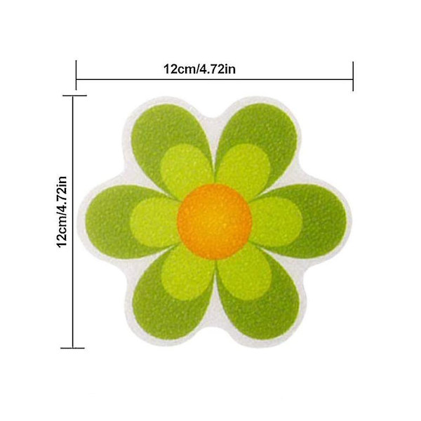 Antiskli klistremerker 10 stk sklisikre badekarklistremerker blomsterform