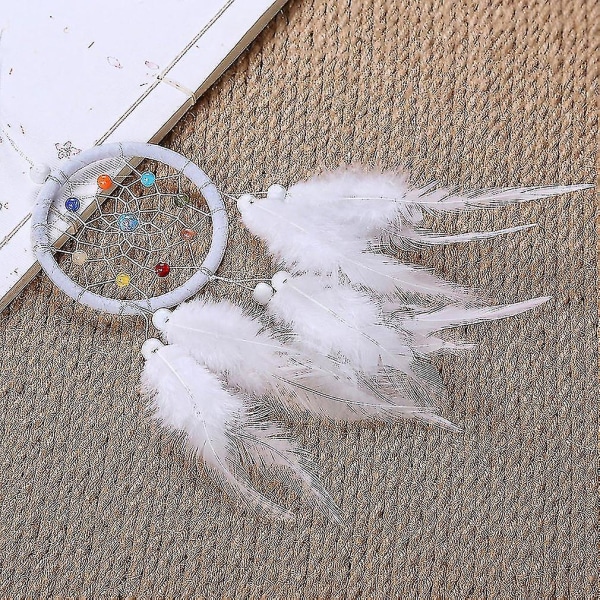 Low Price Dream Catcher Accessories Feather Pendant Decoration Ornament Circularwhiteoc-2008 Fast Shipping