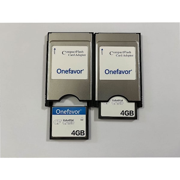 Kompakt Flash 128mb 256mb 512mb Cf-kort 1gb 2gb 4g minneskort för Cnc Ipc numerisk styrmaskin Pcmcia-adapter (128mb Compact Flash till Pcmcia)