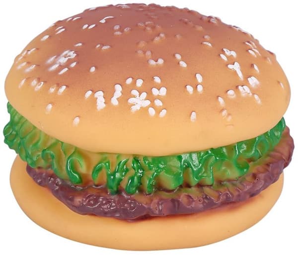 Kjæledyr Hamburger Tygeleker Hamburgerformet Matleke Knirk