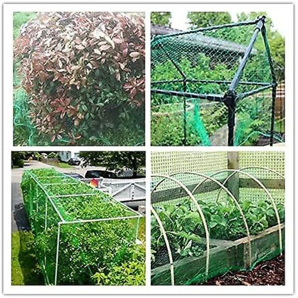 4m x 10m Fuglenett Grønn Hage Anti Fugl Damnett For Plantebeskyttelse Mesh Netting For Skadedyrbekjempelse, Ertenett