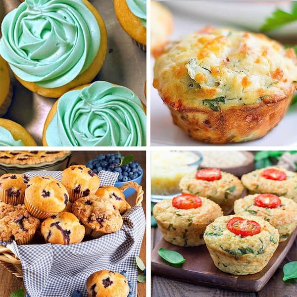 stk Kakeform 12 Kopper Silikon Muffins Cupcake Bakeform Non-Stick Tåler Oppvaskmaskin Mikrobølgeovn