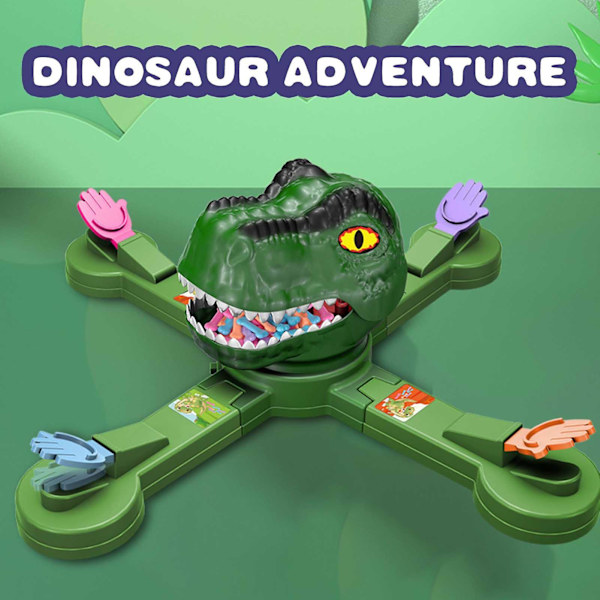 Sulten Dinosaur Spiser Bønner Brætspil Elektrisk Multiplayer Interaktivt Rotations Skydespil Til Forbedring Af Hånd-Øje Koordination