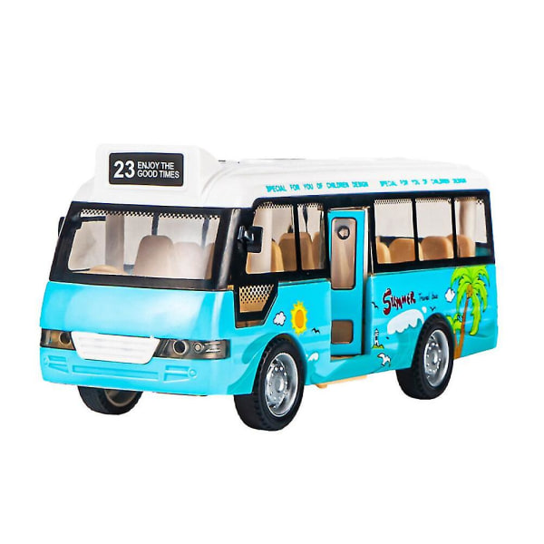 Skolebussmodell Leketøy Simulering Bussleke Barnebuss Leketøy Med Lys Og Musikk