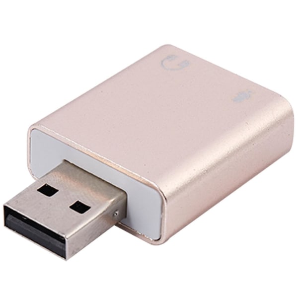 USB-ljud 7.1 Extern USB till 3,5 mm Ph-adapter O Mic-ljud för PC