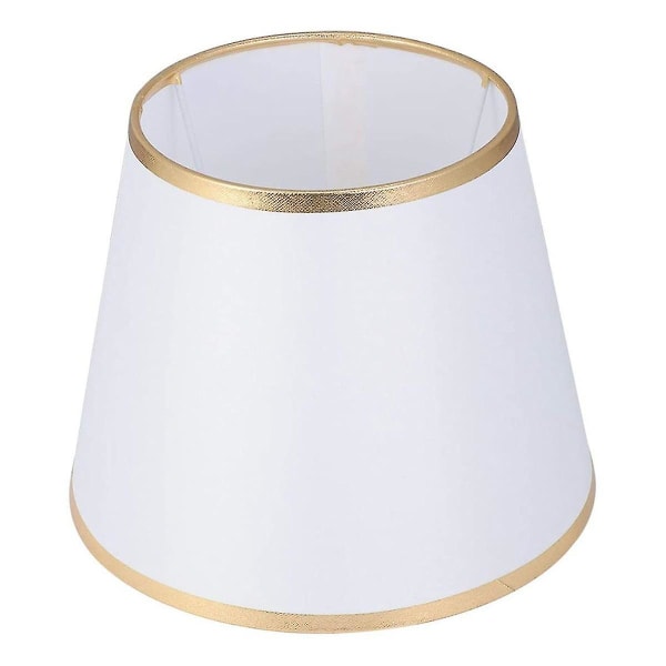 Tromleformet lampeskærm, støvtæt, tøndeformet stofskærm, bordlampe, gulvlampe, lysekrone, udskiftning til