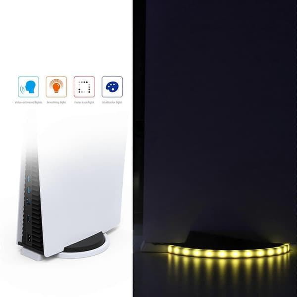 Interaktiv Lyd til Lys Gaming Dock Base Support til P5 Energieffektiv LED Stand Docking Holder