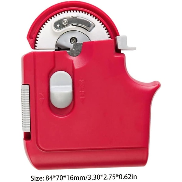 Fiskekrok-bindermaskin Automatisk Elektrisk Binding av Fiskeknut Rask Binding Enhet Utstyr for Fiske Røde Fisketilbehør (2 stk, Rød+svart)