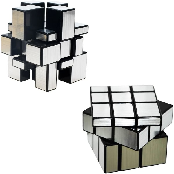 Speilkube Speilkube Puslespill, Super Smooth Magic Cube Puslespill 3d Magic Cube Profesjonell