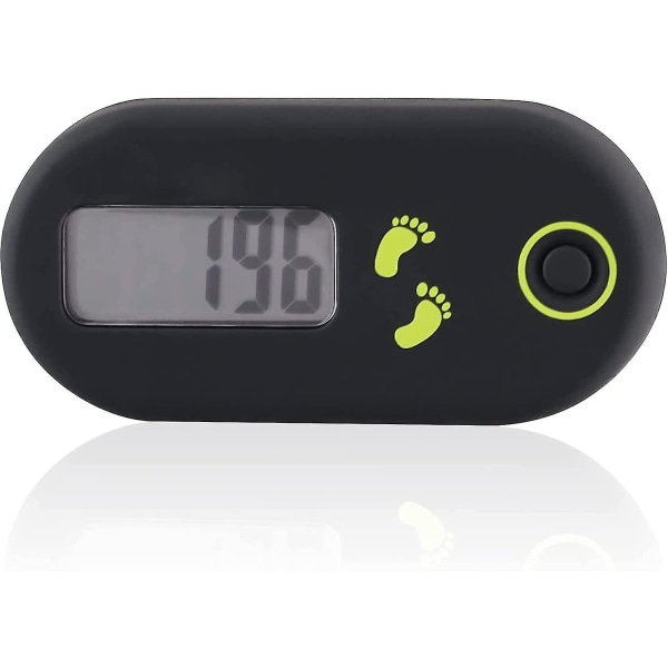 Mini skrittellerklips 3d digital skritteller kaloriteller bærbar skritteller for jogging fotturer løping gåing