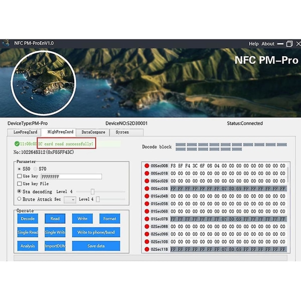 Ny Pm-pro Rfid Ic/id Kopimaskine Duplikator Fob Nfc Krypteret Programmer Usb Uid Ca