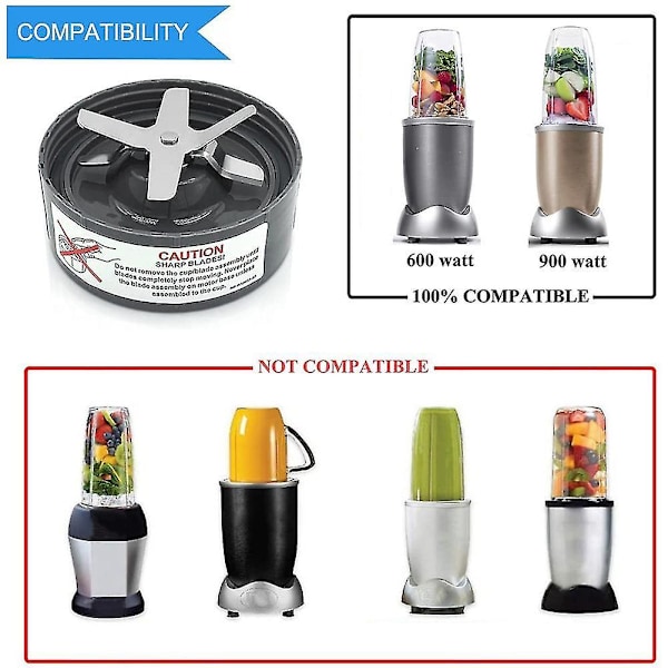 2 kpl korvaavat mehustimen terät 600w / Pro 900w uuttimelle Ravinteiden uuttimelle Smoothie-valmistajalle Sp