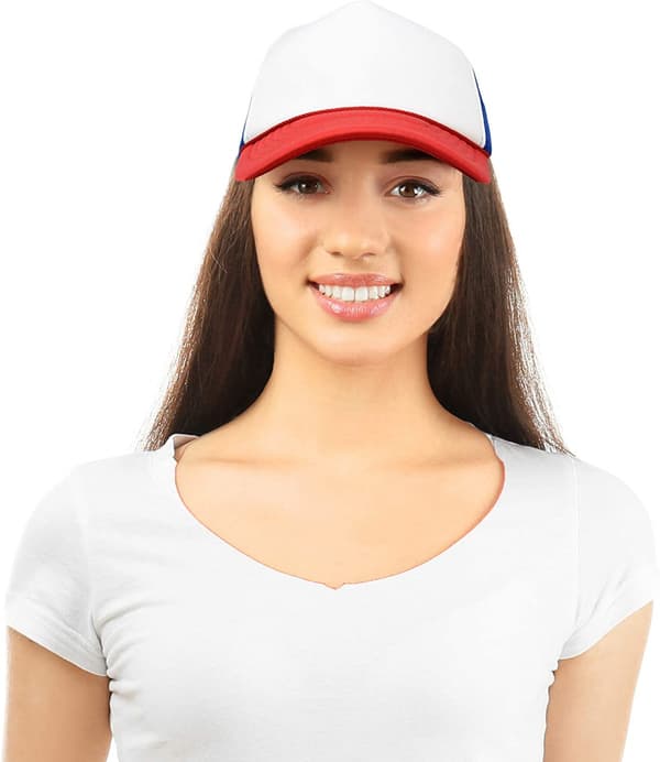 Tvåfärgad Truckerkeps Sommar Meshkeps med Justerbar Snapback A