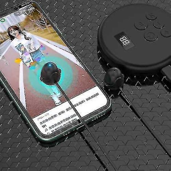 Telefon skärm automatisk klicker mute fysisk länk touch screen artefakt simulering finger klick