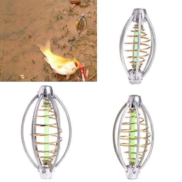 6-tråds karpfiske matare simma matare fjäder bly sänke 5cm 6cm 7cm