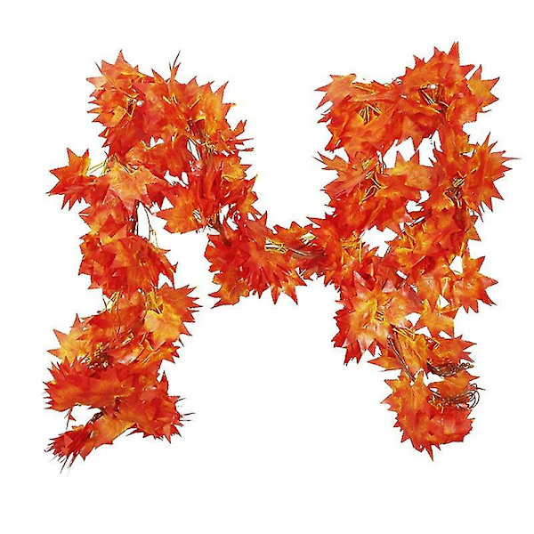 5 stk. Efterårsløv Maple Leaf Hjemmeindretning Lysstreng