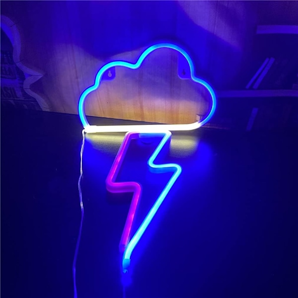 Pilvi Neon Valo LED Neon Merkit Sininen-Lämminvalkoinen Pilvi Neonmerkki Lastenhuoneen Makuuhuoneen Hotellin Kaupan Ravintolan Pelihuoneen Seinätaiteen Koristeluun bluewarm white