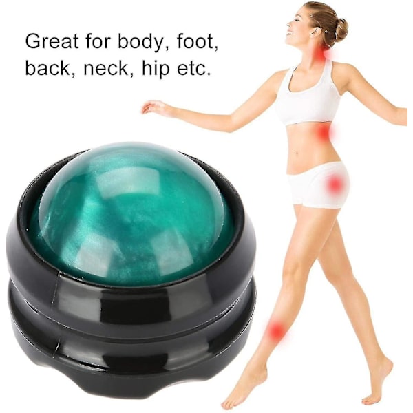 Massageboll Stress Release Ball Isbehandling Muskelrulle För Kropps Muskelspänningar Smärtlindring För (grön)