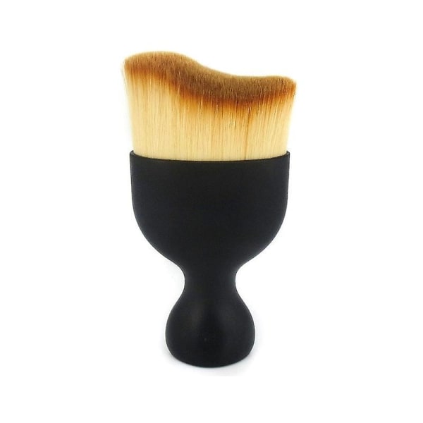 Foundation Brush, professionell skönhetsblandning av svampblandare (2 st, svart)