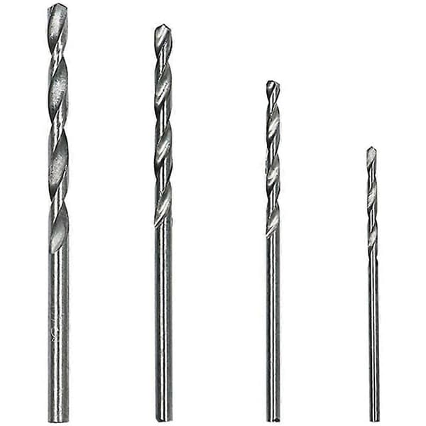 40 stk. 0,5 mm-2,0 mm rett skaft mini drillbits sett, små mini drillbits fullslipte HSS spiralbor for Dil